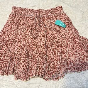 Camelia floral mini skirt